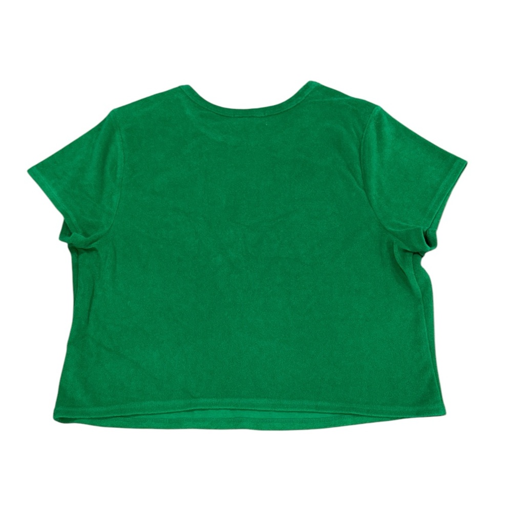 Juicy Couture Women's Green Terry Cloth Crop Top - Picture 6 of 9